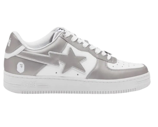 A Bathing Ape Bapesta #4 'Silver'