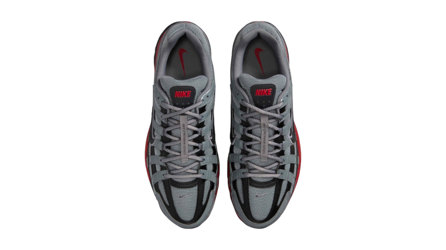 Nike P6000 'Cool Grey University Red'